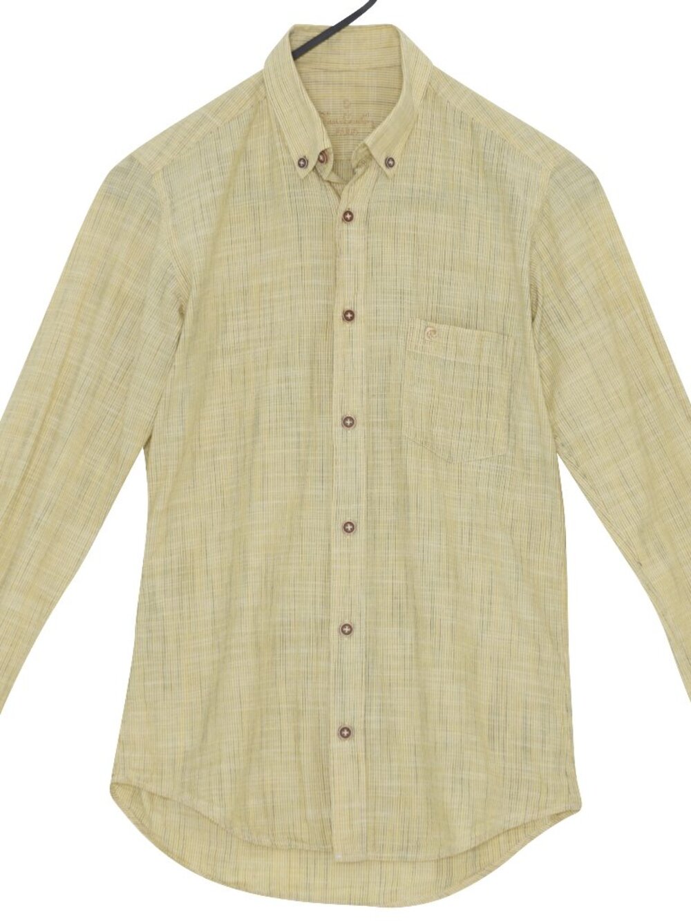 Late-1990s, Summer Shirt in Airy Slub-Weave, Pierre Cardin